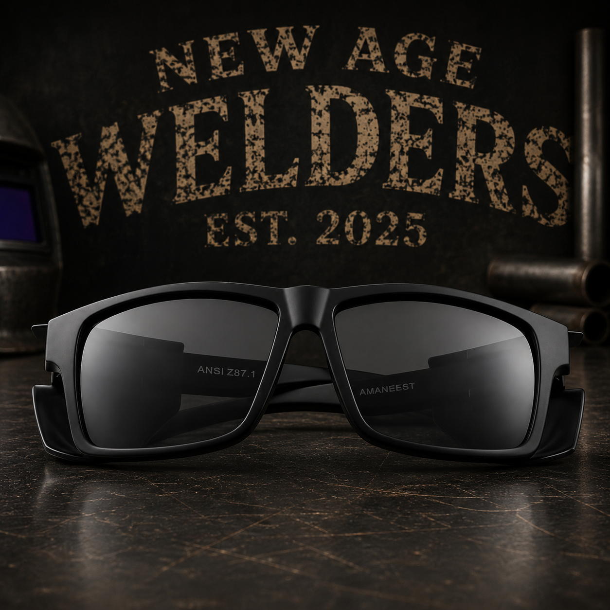Z87+ Polarized Safety Glasses with Side Shields