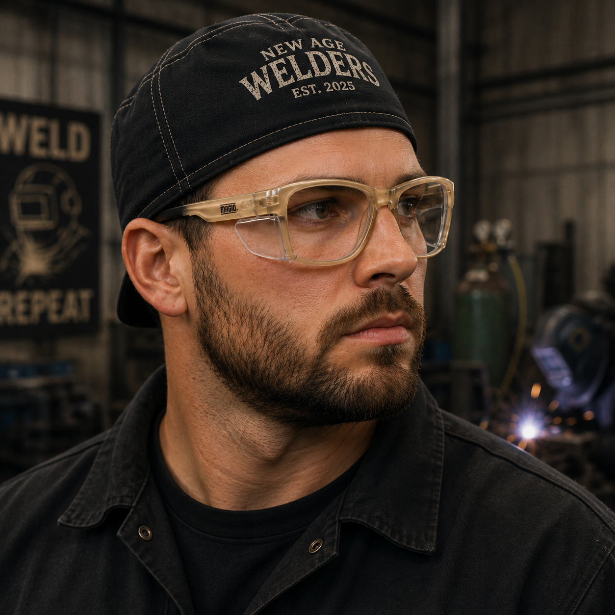 Z87+ Anti-Fog Safety Glasses with Side Shields